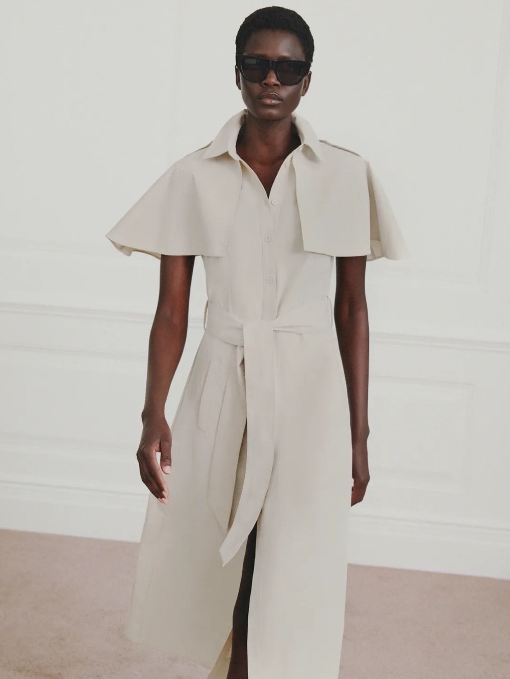 ZW  collection cape shirt dress L
